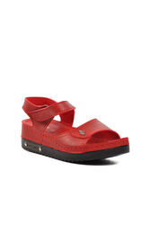 Aspor - Aspor Kırmızı Kadın Sandalet