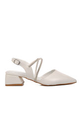 Aspor - Aspor Beyaz Kadın Topuklu Ayakkabı