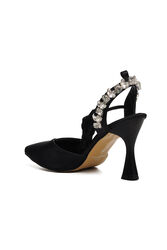 Aspor Siyah Kadın Abiye Topuklu Ayakkabı - Thumbnail