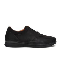 Aspor - Aspor Siyah Nubuk Hakiki Deri Erkek Comfort Ayakkabı