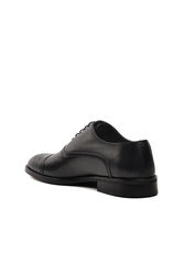 Aspor Siyah Hakiki Deri Erkek Klasik Ayakkabı - Thumbnail