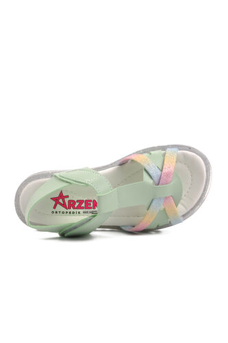 Aspor Mint Yeşil Kız Çocuk Sandalet