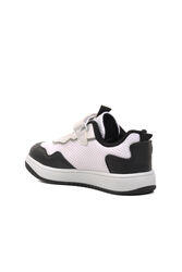 Aspor F Siyah Beyaz Erkek Çocuk Spor Ayakkabı - Thumbnail