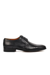 Ayakmod - Ayakmod Premium 00445 Siyah Hakiki Deri Erkek Klasik Ayakkabı