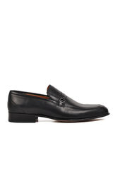 Ayakmod - Ayakmod Premium 02471 Siyah Hakiki Deri Erkek Klasik Ayakkabı