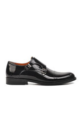 Aspor - Aspor Siyah Rugan Hakiki Deri Erkek Klasik Ayakkabı