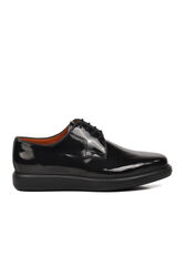 Ayakmod - Ayakmod Premium 33275 Siyah Rugan Hakiki Deri Erkek Klasik Ayakkabı