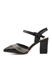 Aspor Siyah Kadın Topuklu Ayakkabı - Thumbnail