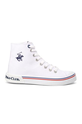 Beverly Hills Polo Club Beyaz Kadın Bilek Boy Sneaker