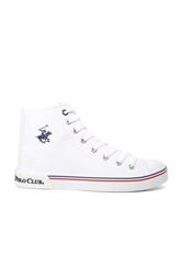 Beverly Hills Polo Club - Beverly Hills Polo Club Beyaz Erkek Bilek Boy Sneaker