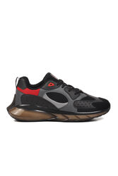 Dunlop - Dunlop Siyah Kırmızı Erkek Spor Ayakkabı
