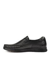 Forelli Siyah Hakiki Deri Erkek Comfort Günlük Ayakkabı - Thumbnail