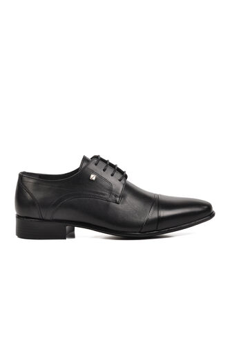 Fosco Siyah Hakiki Deri Erkek Klasik Ayakkabı