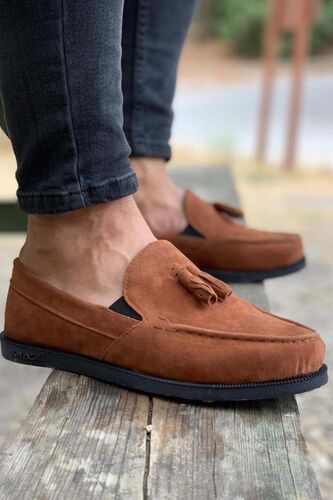 Pabucmarketi Erkek Loafer Erkek Ayakkabı Taba
