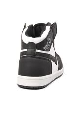 Lambırlent Beyaz Siyah Erkek Bilek Boy Sneaker - Thumbnail