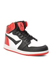Lambırlent - Lambırlent Siyah Kırmızı Erkek Bilek Boy Sneaker