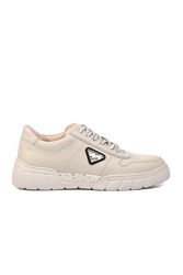 Marcomen - Marcomen Kırık Beyaz Hakiki Deri Erkek Sneaker
