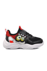 Pepino - Pepino Siyah Beyaz Kırmızı Erkek Çocuk Spor Ayakkabı