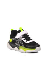 Pepino Siyah F.Sarı Beyaz Erkek Çocuk Spor Ayakkabı - Thumbnail