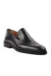 Pierre Cardin Siyah Kırışık Hakiki Deri Erkek Klasik Ayakkabı - Thumbnail