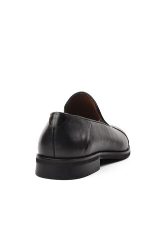 Pierre Cardin Siyah Kırışık Hakiki Deri Erkek Klasik Ayakkabı