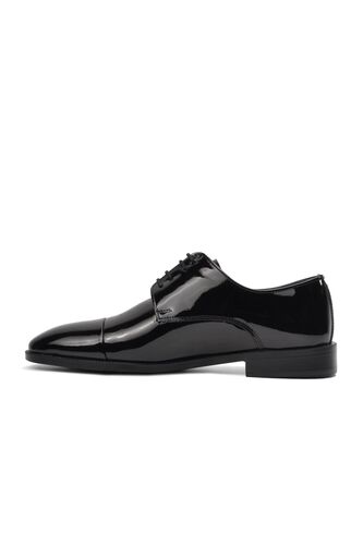 Pierre Cardin Siyah Rugan Hakiki Deri Erkek Klasik Ayakkabı