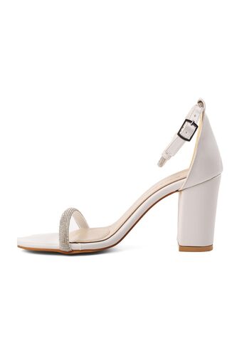 Pierre Cardin Beyaz Kadın Abiye Ayakkabı