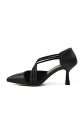 Pierre Cardin Siyah Cilt Kadın Abiye Ayakkabı - Thumbnail