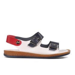 Şiringenç - Şiringenç Lacivert Beyaz Kırmızı Comfort Erkek Çocuk Sandalet