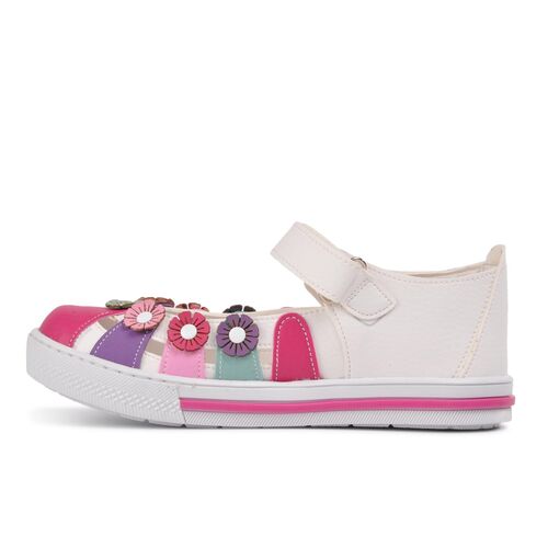 Şiringenç Beyaz Pembe Comfort Kız Çocuk Günlük Ayakkabı