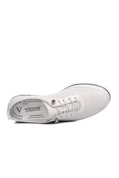 Voyager Beyaz Hakiki Deri Kadın Günlük Ayakkabı - Thumbnail