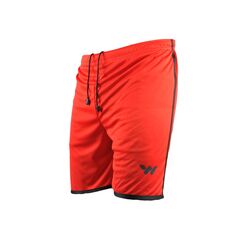Walkway Kırmızı Siyah Polyester Erkek Spor Şort - Thumbnail