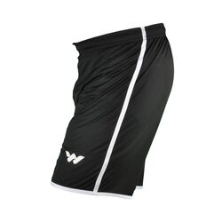 Walkway Siyah Beyaz Polyester Erkek Spor Şort - Thumbnail