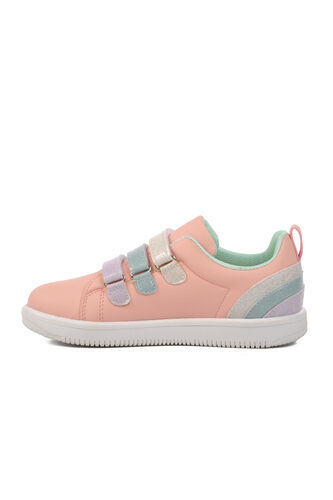 Walkway Pudra Mint Kız Cırtlı Çocuk Sneaker