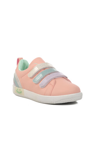 Walkway Pudra Mint Kız Cırtlı Çocuk Sneaker