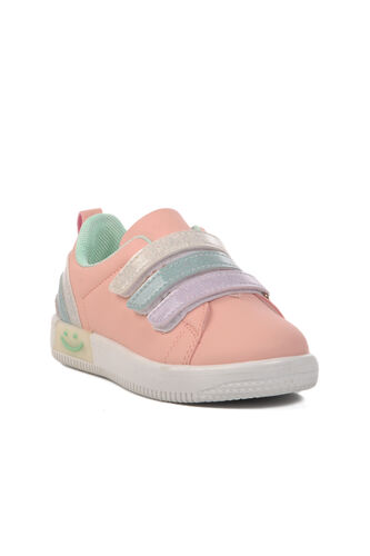 Walkway Pudra Mint Kız Cırtlı Çocuk Sneaker