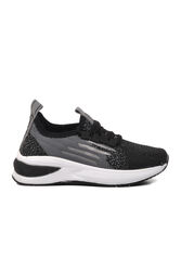 Walkway P Siyah Beyaz Füme Erkek Çocuk Spor Ayakkabı - Thumbnail